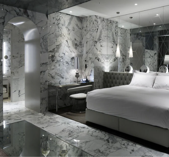 Shinjuku Granbell Hotel exterior in Tokyo with sleek modern design in the vibrant Shinjuku district.