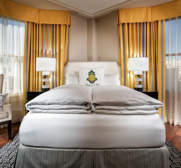 Hotel Bijou exterior in downtown San Francisco with classic boutique-style architecture