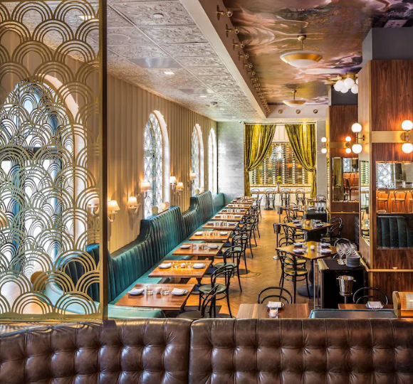 Staypineapple Hotel exterior in San Francisco with historic architecture and urban setting