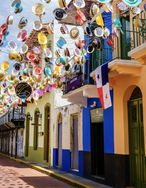 Traditional Panama hat shop displaying handcrafted hats.