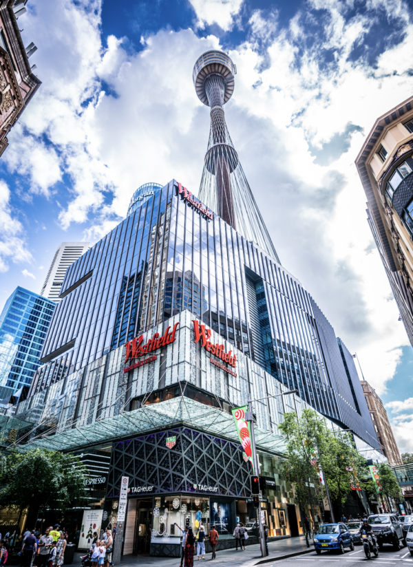 Historic building in Sydney surrounded by modern city structures
