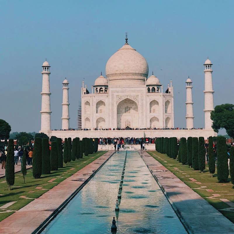 Taj Mahal image from a traveler
