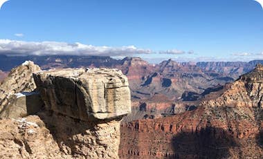 Scenic view of the Grand Canyon