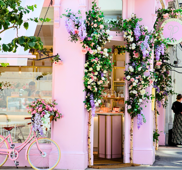 Charming pink bakery London discovery